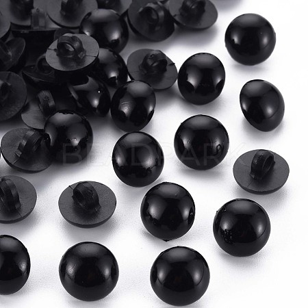 1-Hole Plastic Buttons BUTT-N018-033F-01-1