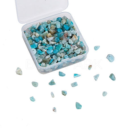 Natural Amazonite Chip Beads G-CJ0001-21-1