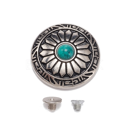 Alloy Decorative Rivets BUTT-WH0027-07-1