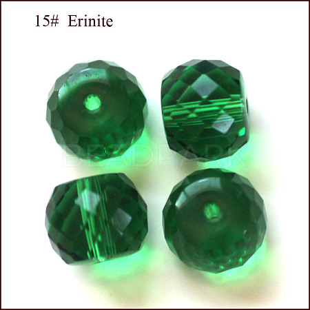 Imitation Austrian Crystal Beads SWAR-F064-10x8mm-15-1