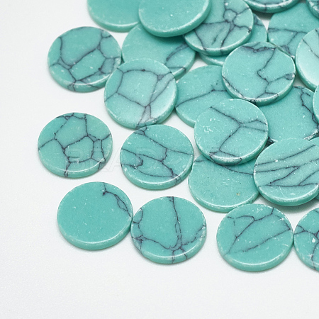 Synthetic Turquoise Cabochons TURQ-S290-01C-20mm-1