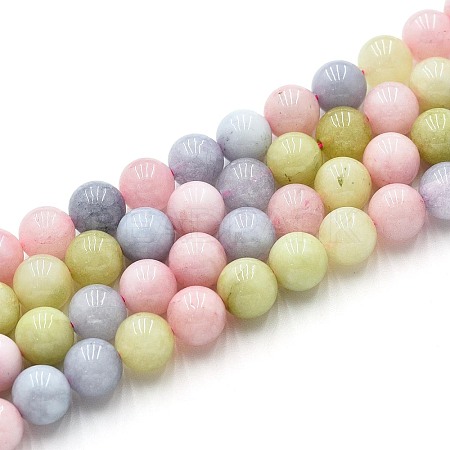 Natural Quartz Beads Strands G-N355-8mm-12-1