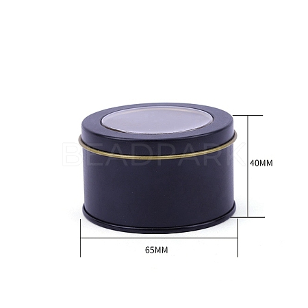 Tinplate Tins Gift Boxes with Clear Window Lid LS-PW-WG97416-02-1