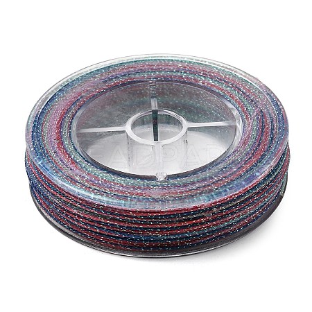 30M Gradient Color Round PET Waxed Thread OCOR-F018-02C-1