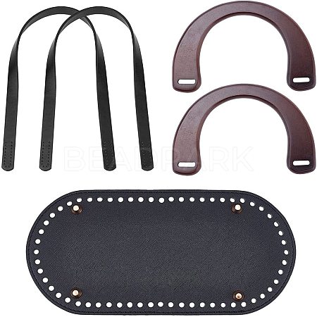 2Pcs Wood Bag Handles FIND-WR0001-43B-1