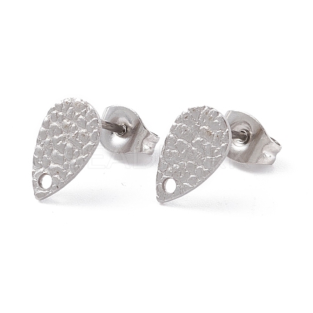 Non-Tarnish 304 Stainless Steel Stud Earring Findings STAS-L216-46P-1