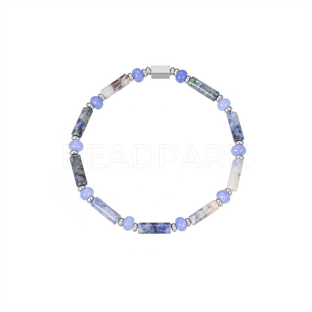 Natural Blue Spot Jasper Bracelet for Women MZ0703-1-1