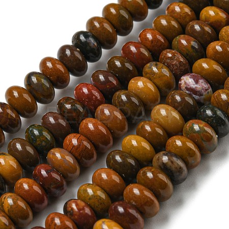 Natural Petrified Wood Beads Strands G-Z046-A02-01-1