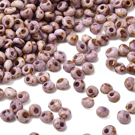 Opaque Glass Beads GL-CBA31A4-01A-1