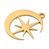 Ion Plating(IP) 304 Stainless Steel Pendants STAS-B056-26G-04-2