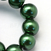 Baking Paint Glass Pearl Round Bead Strands HY-Q003-10mm-75-3