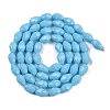 Opaque Solid Color Beads Strands EGLA-N013-P8mm-D10-2