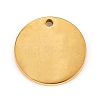 304 Stainless Steel Stamping Blank Tag Pendants STAS-L220-04-G-1