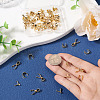 201 Stainless Steel Snap on Bails & Ice Pick Pinch Bails & Pendant Pinch Bails STAS-TA0006-34-6