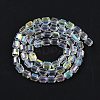 Electroplate Glass Beads Strands X-GLAA-G112-07H-2