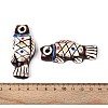 Handmade Porcelain Big Pendants PORC-T133-36-3