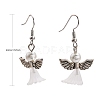 Lovely Wedding Dress Angel Dangle Earrings EJEW-JE00521-09-2