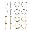 304 Stainless Steel Stud Earring Findings STAS-TA0004-66-2