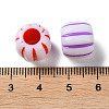 Opaque Acrylic European Beads SACR-P031-02A-3