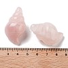 Natural Rose Quartz Carved Figurines DJEW-L023-H01-3
