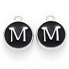 Platinum Plated Alloy Charms X-ENAM-S118-02M-P-1