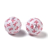 Printed Opaque Acrylic Beads AC-CBA6329-01A-02-2