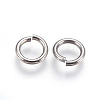 Tarnish Resistant 304 Stainless Steel Saw Cut Open Jump Rings STAS-P212-25P-16-3