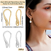 60Pcs 2 Colors Brass Earring Hooks KK-BBC0019-08-2