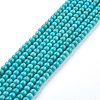 Synthetic Turquoise Beads Strands G-E456-45A-4mm-4