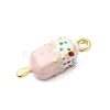 Food Theme Alloy Enamel Pendants X-FIND-C075-10B-G-2