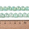 Anti-Tarnish Electroplate Glass Beads Strands GLAA-N064-10mm-12-2