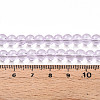 Baking Paint Transparent Glass Beads Strands DGLA-N006-6mm-05-4