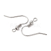 Tarnish Resistant 316 Surgical Stainless Steel Earring Hooks STAS-E009-1-1