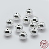 925 Sterling Silver Spacer Beads STER-K171-45S-10mm-3
