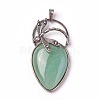 Natural Green Aventurine Pendants G-I220-G02-1