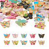 Biyun 40Pcs 10 Style Transparent Acrylic Charms FIND-BY0001-22-25