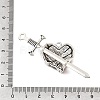 Alloy Enamel Big Pendants AL-CBA5334-02AS-03-3