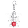 Alloy Angel Pendant Decorations KEYC-PW0009-04D-1