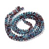 Baking Paint Glass Beads Strands X-DGLA-Q023-6mm-DB69-6