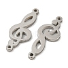 304 Stainless Steel Connector Charms STAS-L022-229P-2