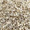 Electroplate Glass Seed Beads SEED-S042-01B-08-3