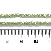 Electroplate Glass Beads Strands EGLA-H107-01A-A01-4