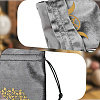 Rectangle Gold Stamping Velvet Tarot Storage Drawstring Bags for Divination ABAG-WH20001-25B-5