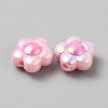 Plating Acrylic Beads MACR-WH0007-128A-2