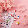 80Pcs 8 colors Resin Home Decorations RESI-KS0001-07-6