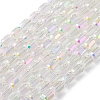 Electroplate Glass Beads Strands EGLA-D031-01-01-2