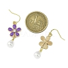 Alloy Enamel Dangle Earrings EJEW-JE06294-01-3