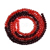 Transparent Glass Beads Strands GLAA-N074-01A-20-3
