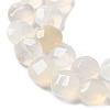 Natural White Agate Beads Strands G-K357-B16-01-4