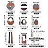 Biyun Dangle Earrings DIY Making Kit DIY-BY0001-17-3